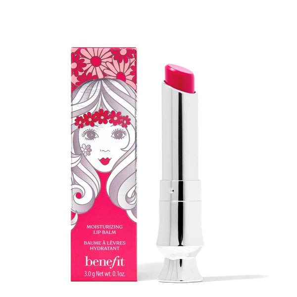 Benefit Moisturizing Lip Balm Tinted Shea Butter Vitamin E Fuchsia 66
