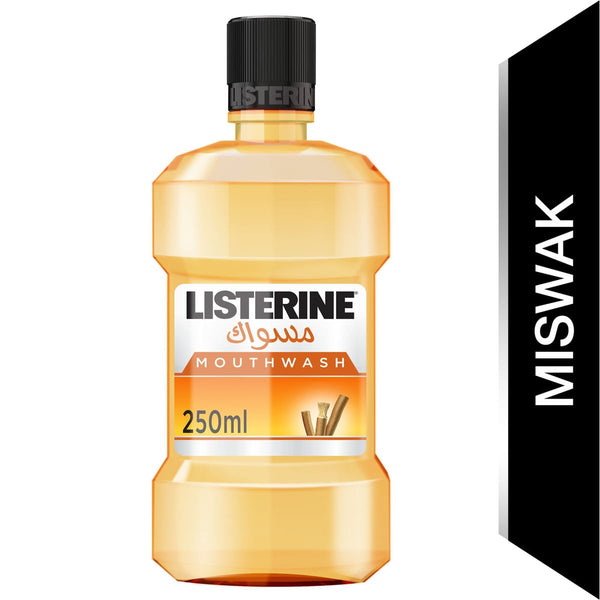 Listerine Miswak Mouthwash Alcohol-Free with Miswak Extract 250 ml