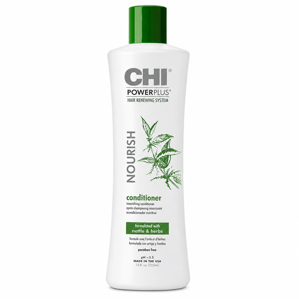 CHI PowerPlus Nourish Conditioner Nettle & Herbs Moisturizing Formula 355 ml