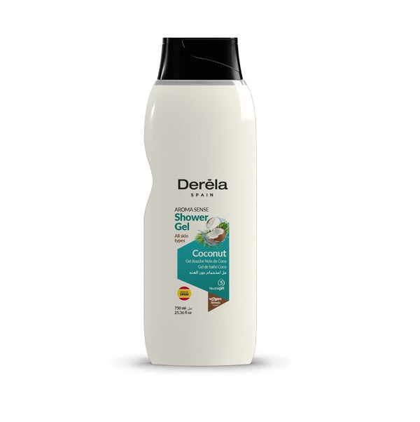 Derella Coconut Shower Gel Refreshing Scent 750ml