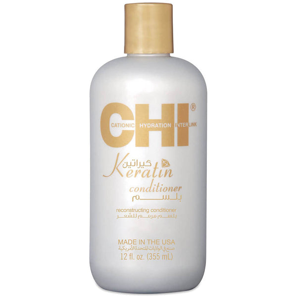 CHI Keratin Conditioner for Dry & Damaged Hair, Sulfate-Free, 355 ml