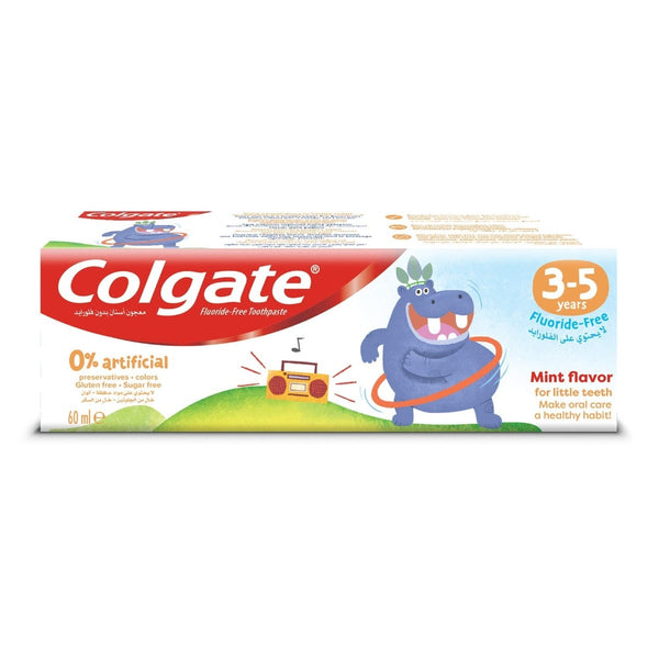 Colgate Kids Toothpaste Fluoride Free 3-5 Years 60ml