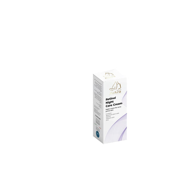 Zahra Skincare Retinol Night Care Cream Hydrating Formula 40 ml
