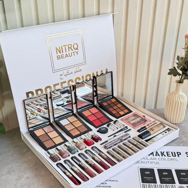 Netrek Beauty Professional Makeup Set, 32-Piece Face Eye and Lip Kit