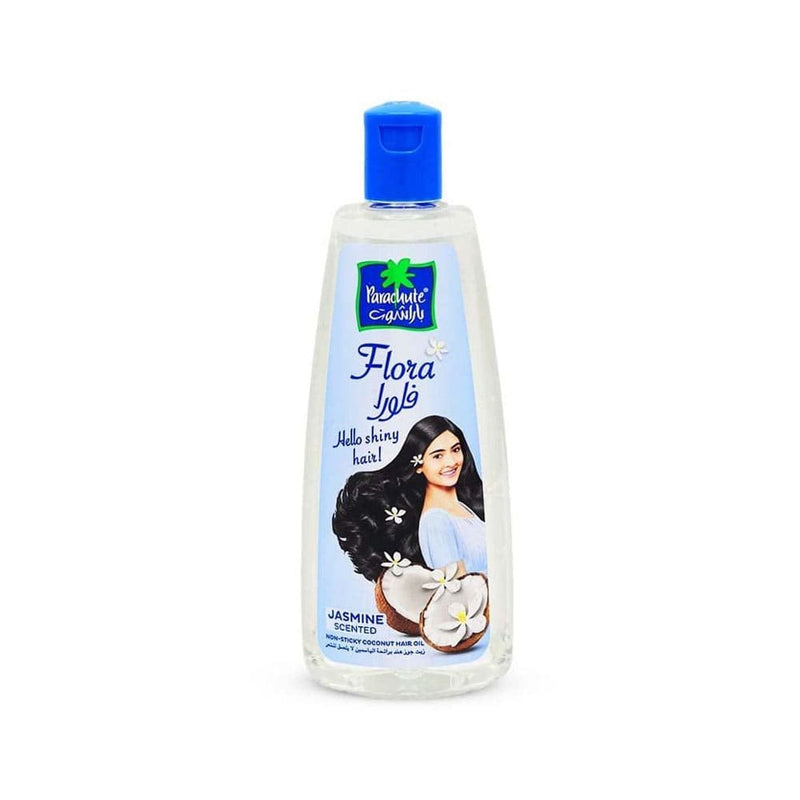 Parachute Flora Coconut Hair Oil Light Non-Sticky Formula Jasmine Scent 200 ml