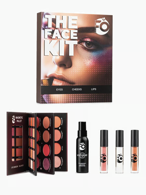 F&O The Face Kit Tan to Deep Face Makeup Set Foundation Concealer Blush Highlighter