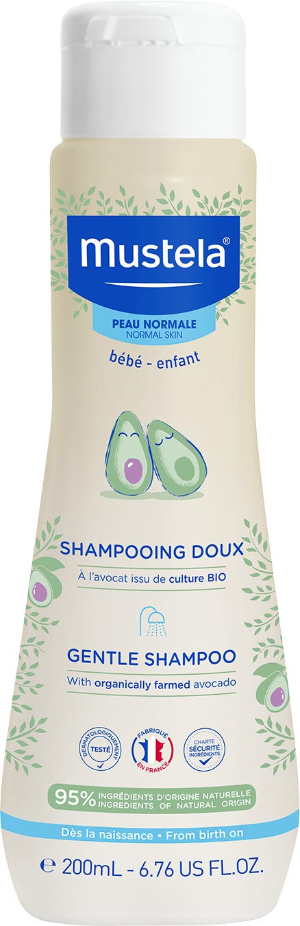 Mustela Baby Shampoo Gentle Tear-Free Formula 200 ml