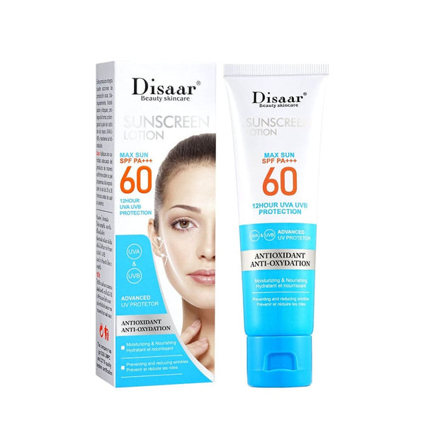 Disaar Sunscreen Lotion SPF60+ Broad Spectrum UVA UVB Protection 50 ml