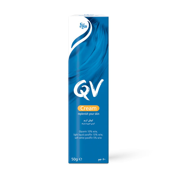 Ego QV Body Cream Replenish Dry Skin Squalane Fragrance-Free 50g