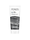 Pond's Pure Bright Daily Facial Scrub Moroccan Clay Charcoal Niacinamide 90g
