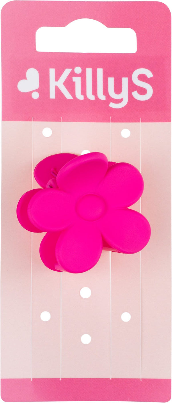 Killys Neon Flower Hair Claw Magenta