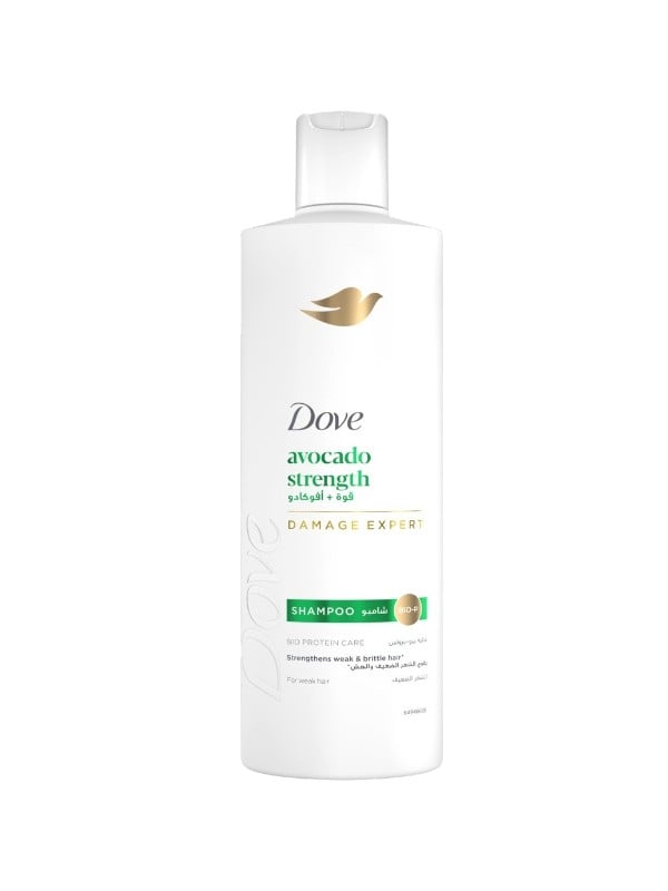 Dove Avocado and Calendula Shampoo for Weak Hair, Nourishing Formula, 400 ml