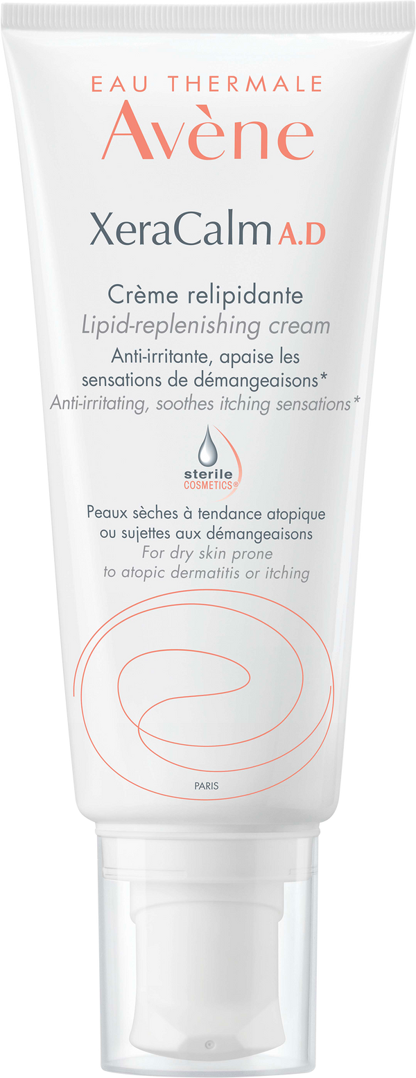 Avene XeraCalm Lipid-Replenishing Cream, Fragrance-Free Barrier Care, 200 ml