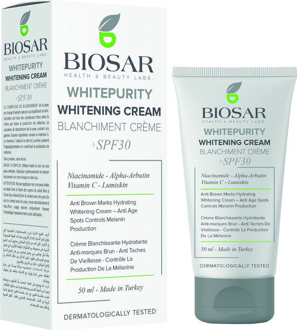 Biosar Whitepurity Brightening Cream SPF Sun Protection