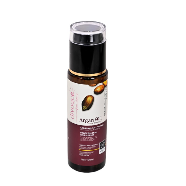 Divoque Argan Deep Nourishing Hair Serum, Shine and Hydration, 100ml