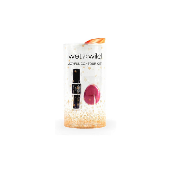 Wet n Wild Joyful Contour Makeup Set Dual-Ended Contour Highlight Stick Makeup Sponge