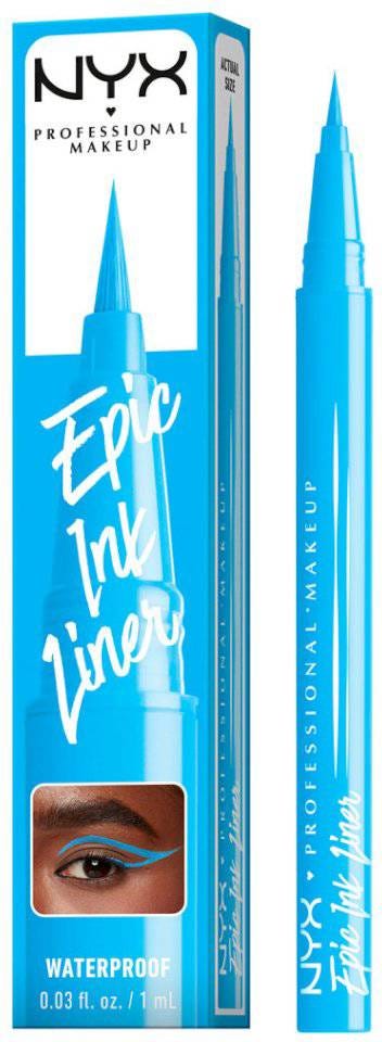 NYX Professional Makeup Epic Ink Liquid Eyeliner Waterproof Brush Tip Vintage Baby
