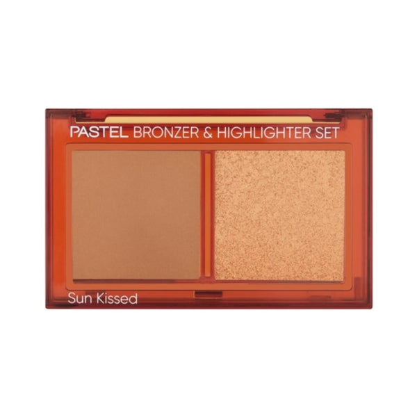 Pastel ProFashion Bronzer & Highlighter Set, Powder Finish, 02 Tan Bronze & Heat Glow