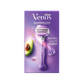 Gillette Venus Max 3 Turbo Razor, 3 Blades, ComfortGlide Soap-Gel Pads, Avocado Oil