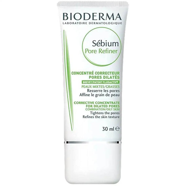BIODERMA Sebium Pore Refiner Cream, Matte Finish, Fluidactiv Complex, Oily Skin, 30 ml