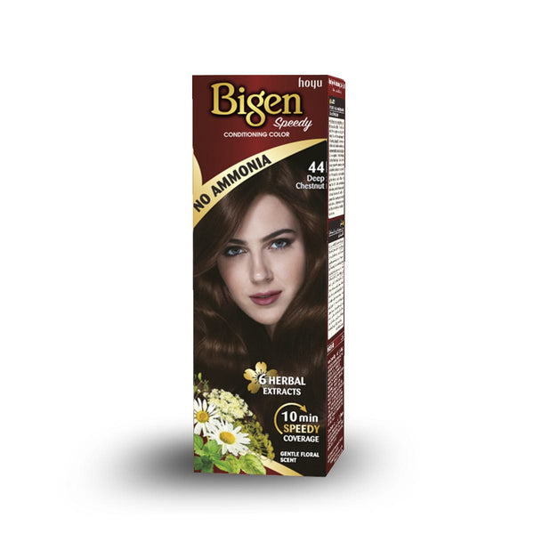 Bigen Lady Colore No Ammonia Cream Hair Color Taurine Deep Chestnut 44