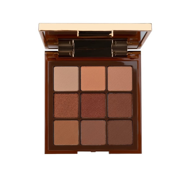 Bolver Color Eyeshadow E09 Golden 9-Color Palette, Smooth Blendable Finish