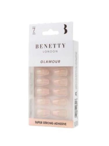 Benetty London Glamour Adhesive Artificial Nails, 24 Pieces, No. 19-05