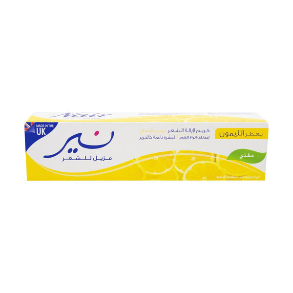Nair Hair Removal Cream Lemon Scent Moisturizing Formula 110ml