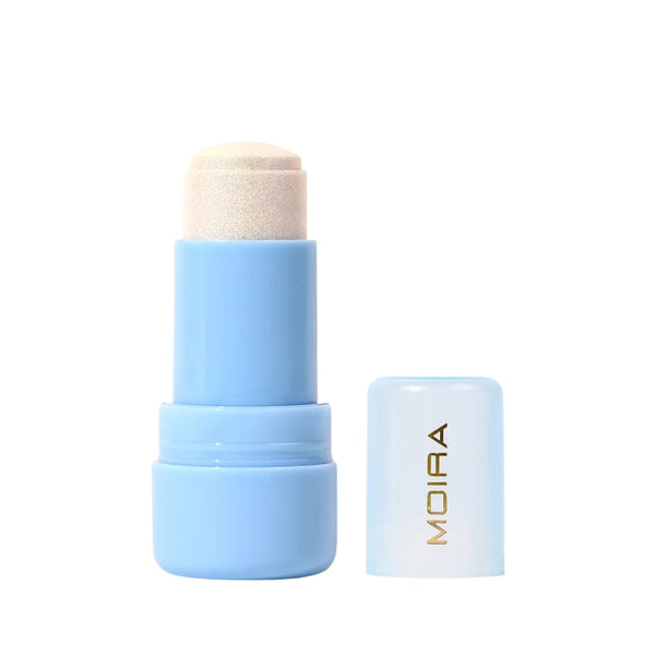 Moira Icy Glow Jelly Highlighter Stick Dewy Finish 001 Candy Cloud