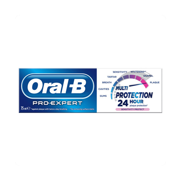 Oral-B Pro-Expert Sensitive+ Toothpaste Fluoride Enamel Protection Brightening Care