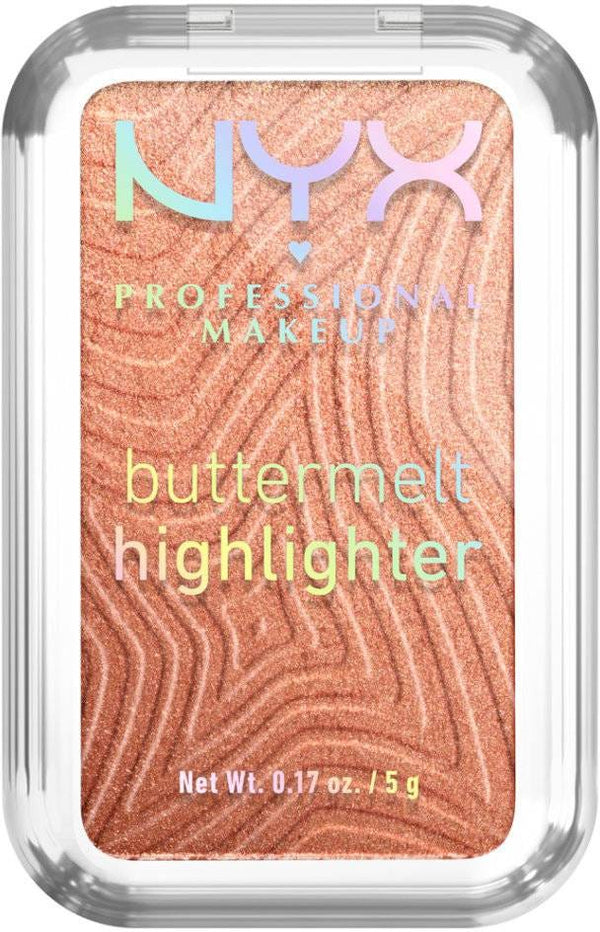 NYX Professional Makeup Buttermelt Highlighter Powder Pearlescent Shimmer Butta in Bronze