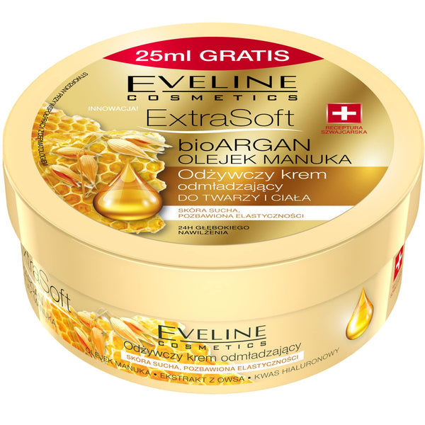 Eveline Extra Soft Manuka Oil Nourishing Face & Body Cream 175ml