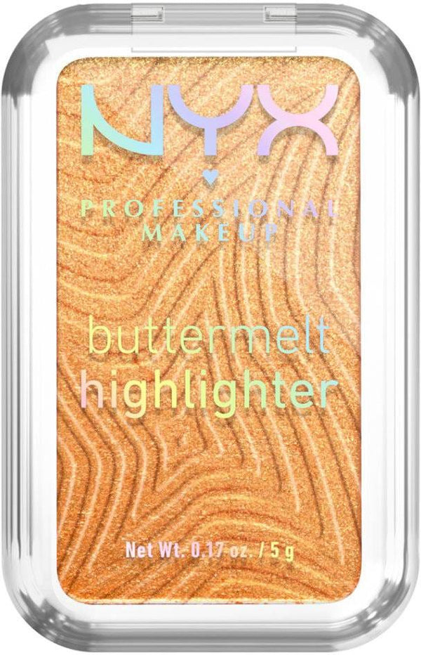 NYX Professional Makeup Buttermelt Highlighter Powder Highlighter Butta Bling Pearlescent Shimmer