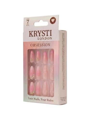 Krysti London Obsession Press-On Nails Flexible Natural Finish No. 962 24 Pieces