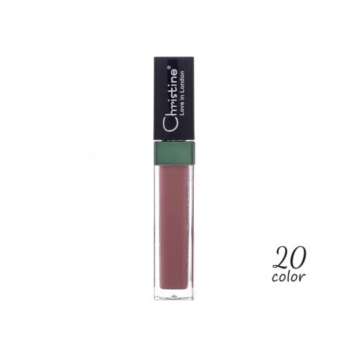 Christine Matte Liquid Lipstick No. 20 Matte Finish 5ml