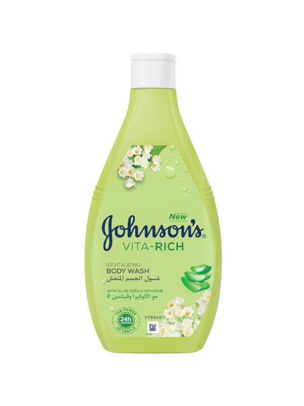 Johnson Vita-Rich Revitalizing Body Wash Aloe Vera Vitamin E Orange Blossom 400 ml