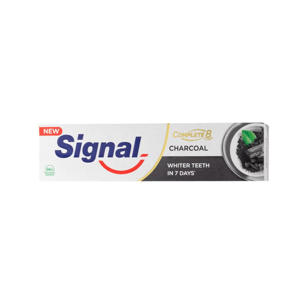 Signal Complete 8 Naturals Charcoal Toothpaste, Fluoride Formula, 75ml