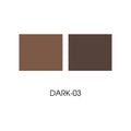 Pastel Brow Duo Eyebrow Wax and Powder Kit, Natural Finish, 03 Dark, Brush Included
