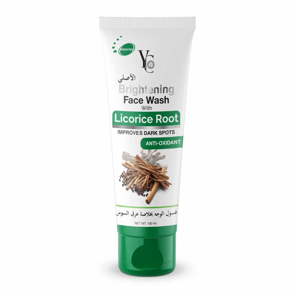 Y.C. Brightening Licorice Extract Face Wash Gentle Cleanser 100 ml
