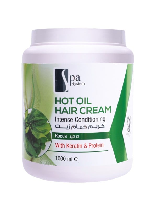 Spa System Watercress Oil Bath Cream Hair Treatment with Keratin and Protein 1000 ml
