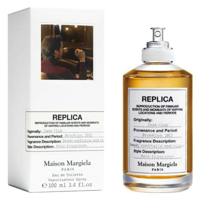 Maison Margiela Replica Jazz Club Eau de Toilette Woody Fragrance for Men 100 ml