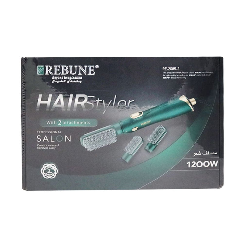 Rebune Hair Styler 1200W RE-2085-2 Dark Green and Gold