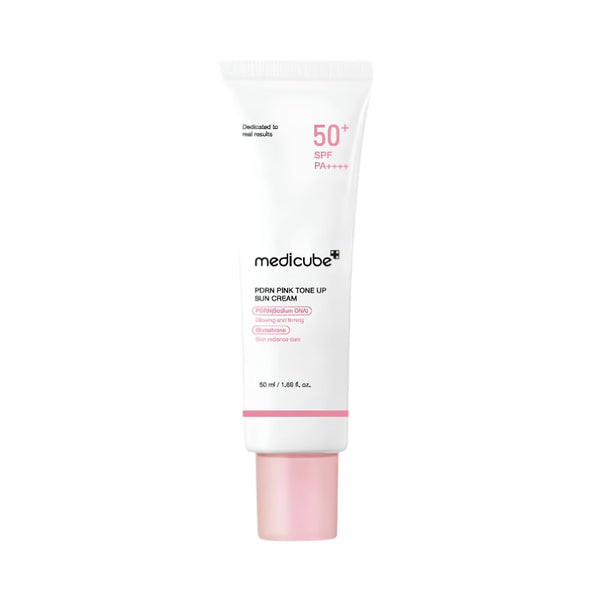 Medicube PDRN Pink Sunscreen Cream SPF50+ PA++++ Rosy Tone 50ml