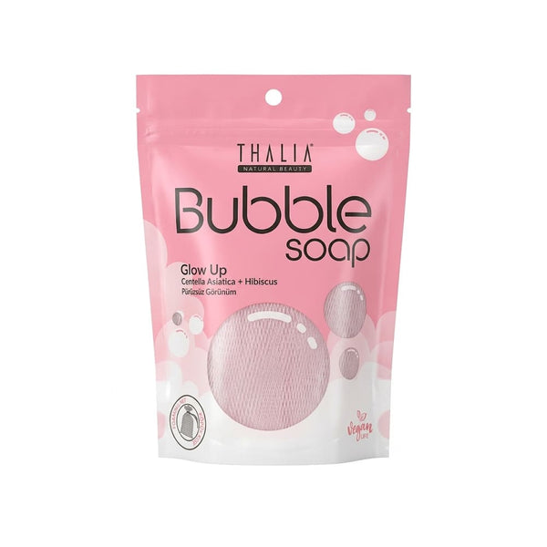 Thalia Centella & Hibiscus Bubble Soap Bar Plant-Based Face & Body Cleanser 140g