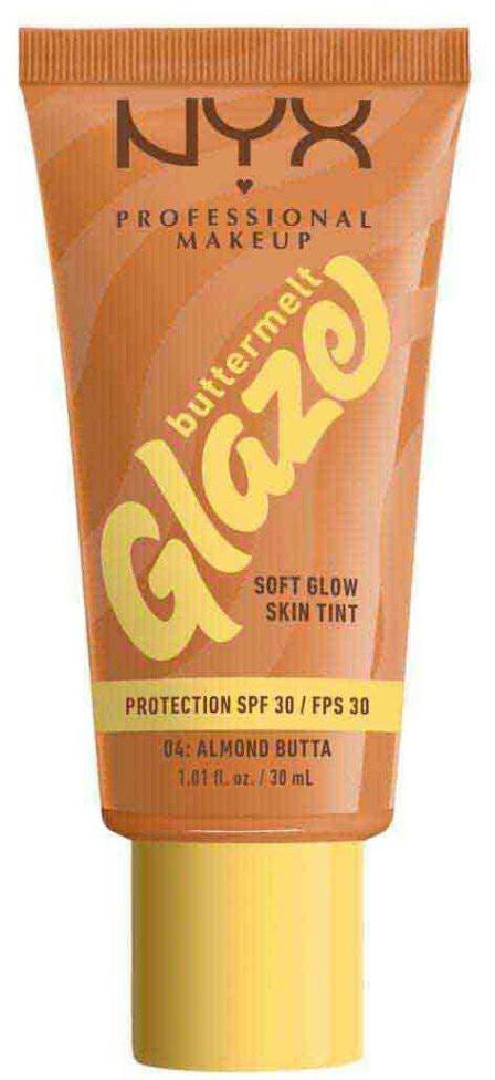 NYX Professional Makeup Buttermelt Glaze Soft Glow Skin Tint SPF 30 Niacinamide Glowy Finish