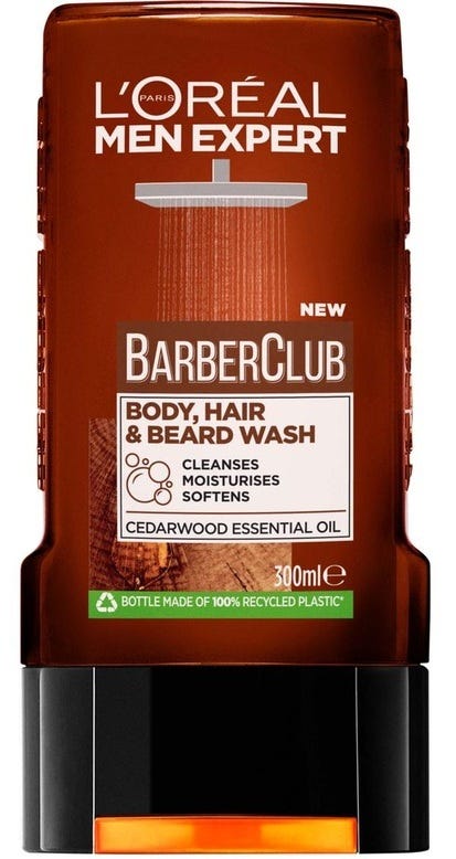 L'Oreal Paris Men Expert Barber Club Shower Gel Cedar Oil 300 ml