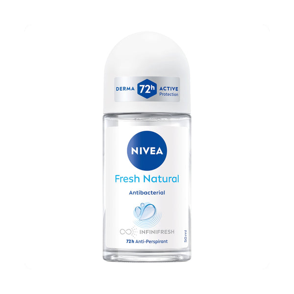 NIVEA Fresh Natural Deodorant Roll-On Alcohol-Free Ocean Extract