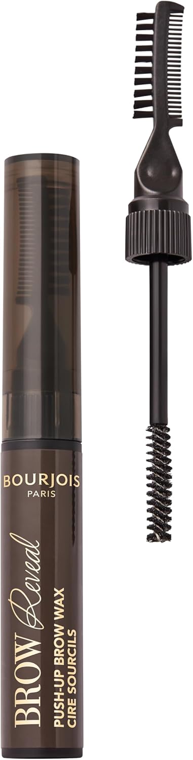 Bourjois Brow Reveal Push-Up Brow Wax Gel Strong Hold Black Brown 04, 6 ml