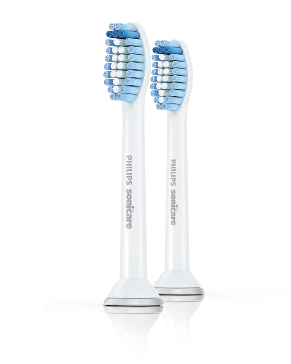 Philips Sonicare ProResults Sensitive Brush Heads HX6012/07 Click-On 2-Pack