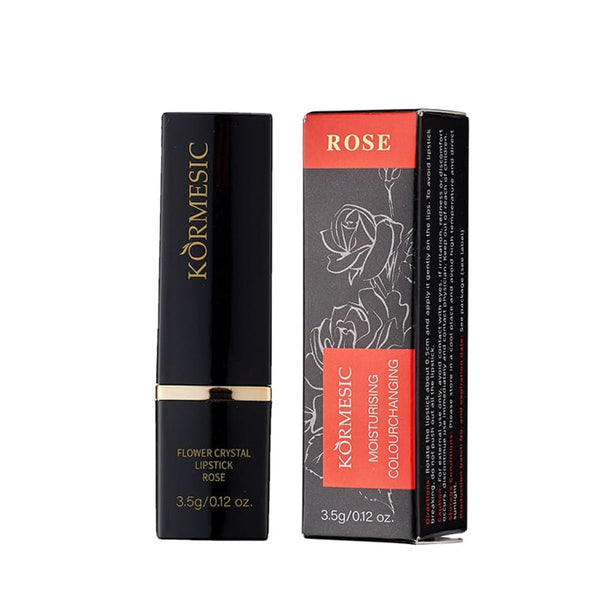 Kormesic Crystal Flower Lipstick Color-Changing Moisturizing Rose